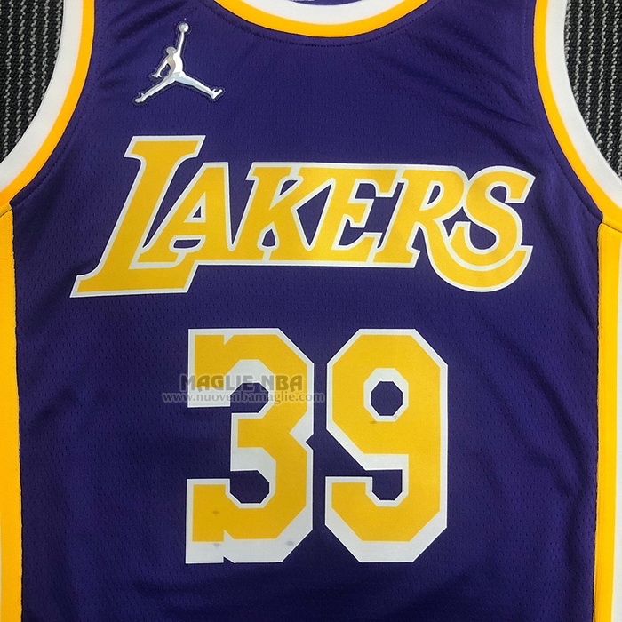 Maglia
 Dwight Howard NO 39 Los Angeles Lakers Statement 2021-22 Viola
